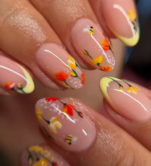 Yellow Tip Florals